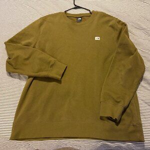 XXL Men's The North Face Crewneck-Olive